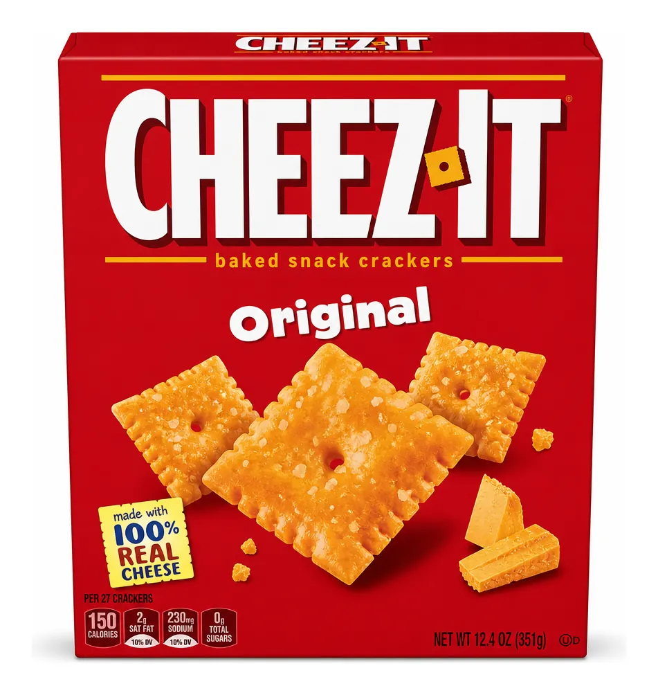 Cheez-It Original Baked Snack Crackers, 12.4 oz product package