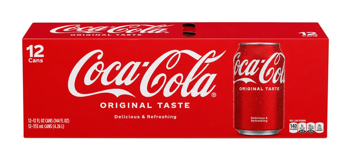 Coca-Cola Original Taste, 12 fl oz Cans, 12-Pack product package
