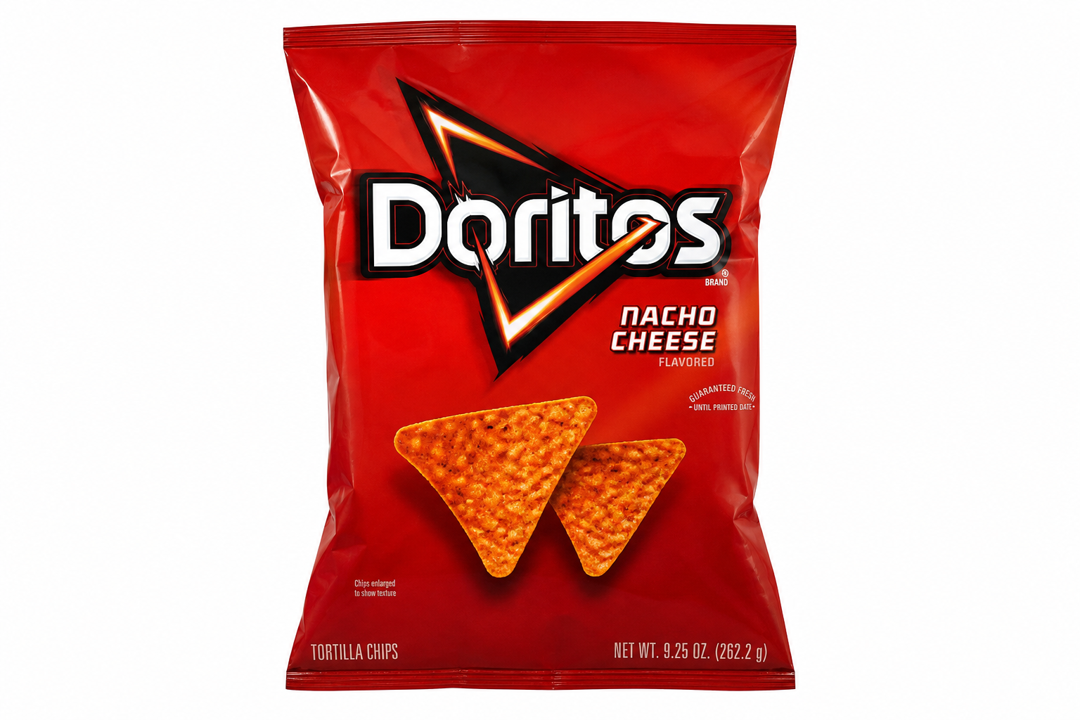Doritos Nacho Cheese Flavored Tortilla Chips, 9.25 oz product package