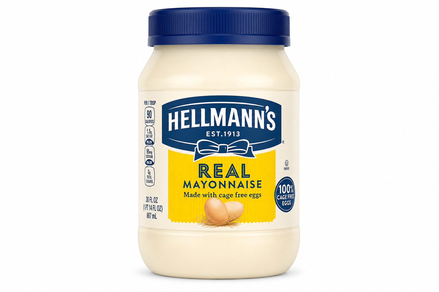 Hellmann's Real Mayonnaise, 30 oz product package