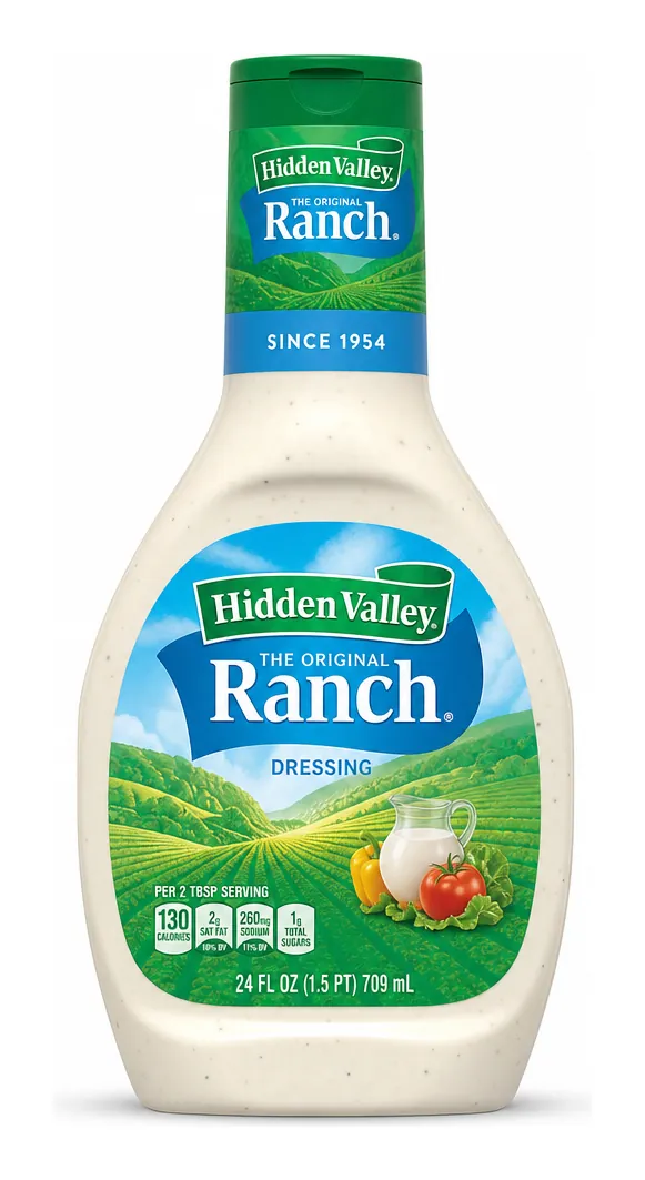 Hidden Valley Original Ranch Dressing, 24 fl oz product package