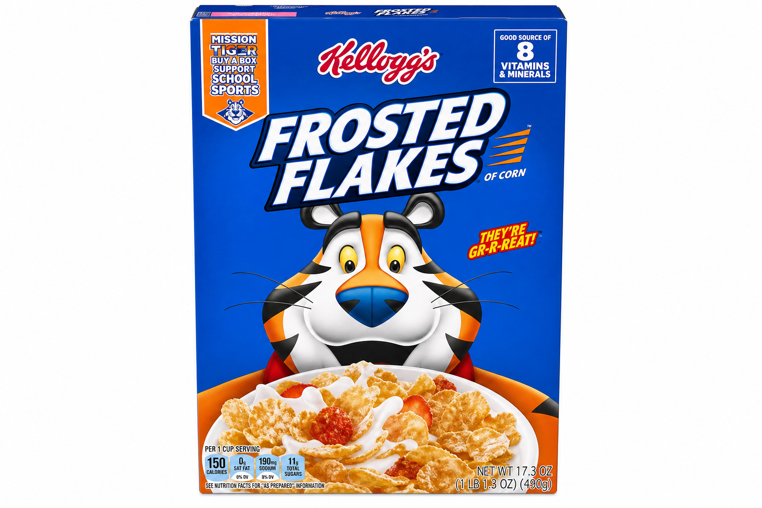 Kellogg's Frosted Flakes Cereal, 17.3 oz product package