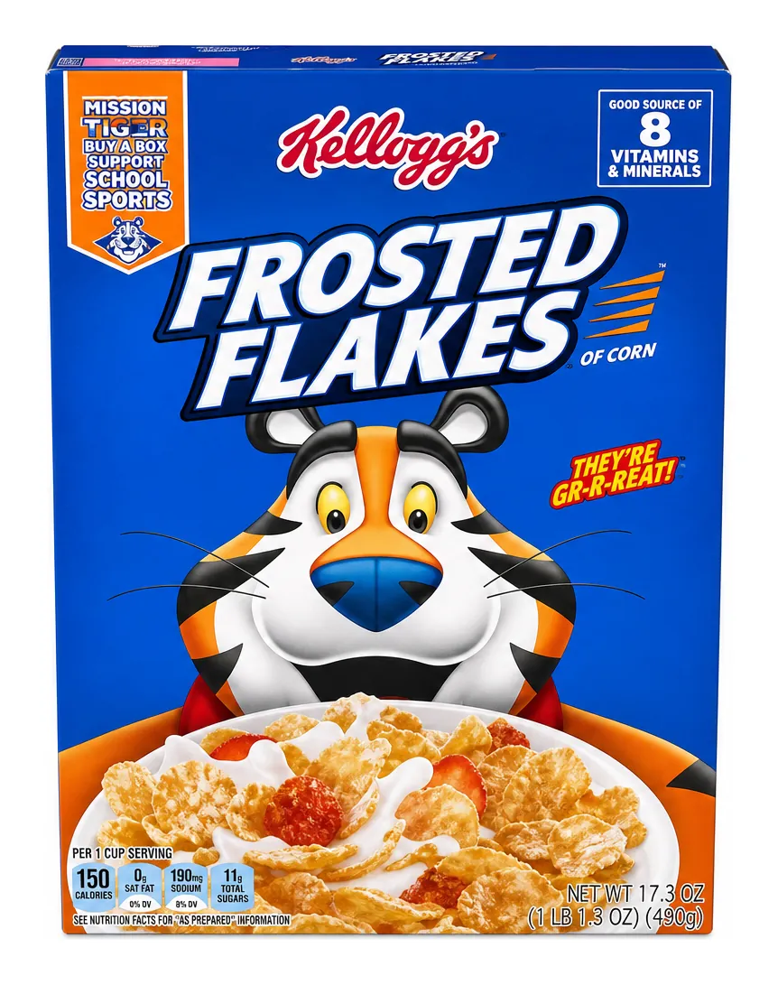 Kellogg's Frosted Flakes Cereal, 17.3 oz product package