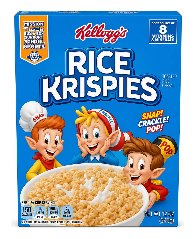 Kellogg's Rice Krispies Cereal, 12 oz product package
