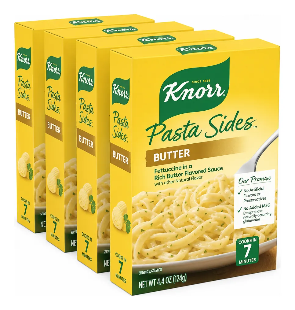 Knorr Pasta Sides Butter, Four-Pack product package