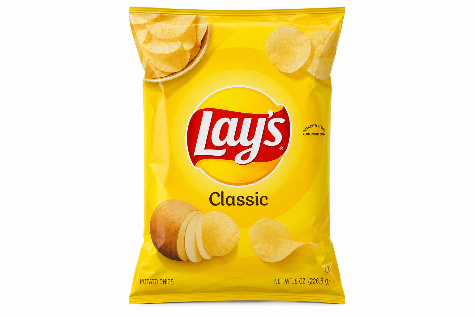 Lay's Classic Potato Chips, 8 oz product package
