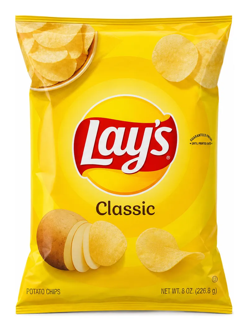 Lay's Classic Potato Chips, 8 oz product package