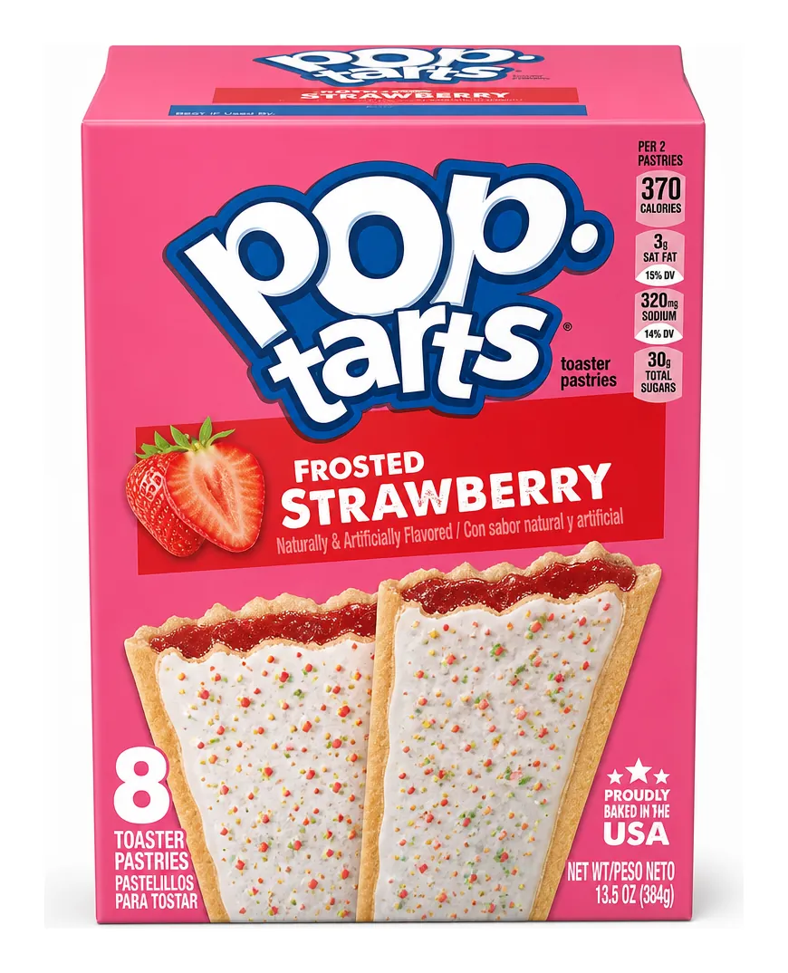 Pop-Tarts Frosted Strawberry, 8 Count product package