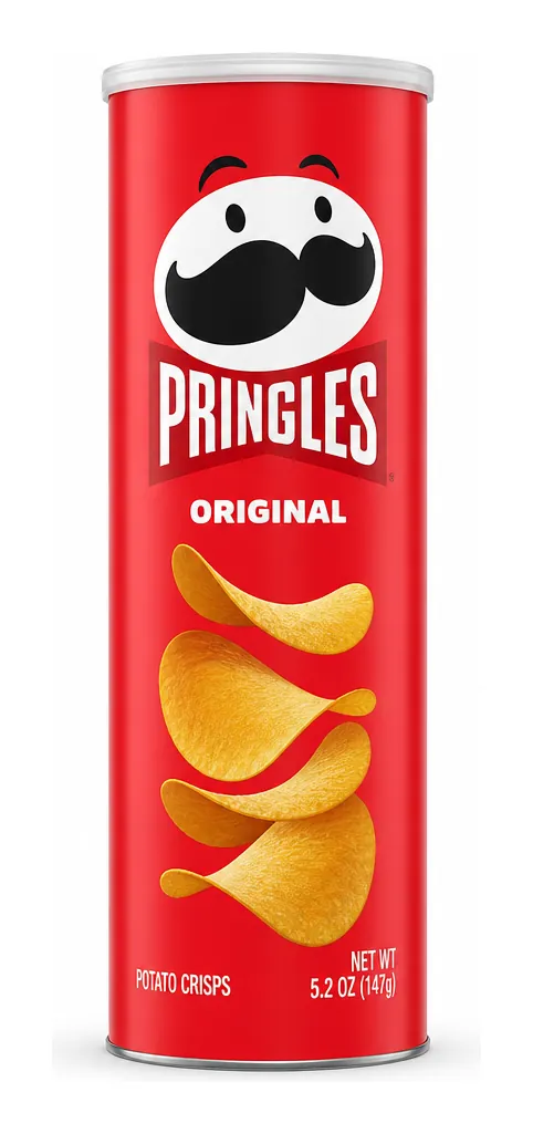 Pringles Original Potato Crisps, 5.2 oz product package