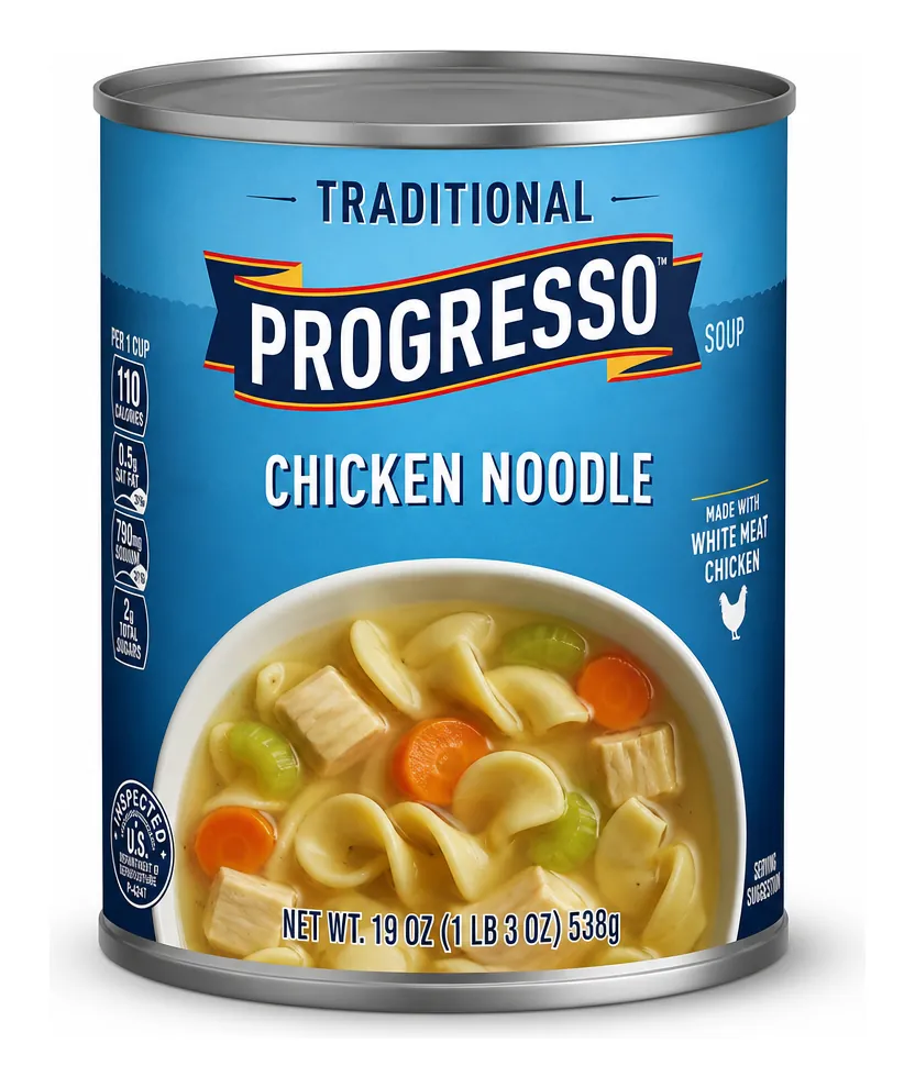 Progresso Traditional Chicken Noodle Soup, 19 oz product package
