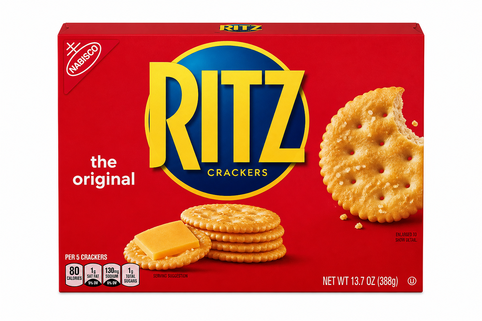 Ritz Original Crackers, 13.7 oz product package