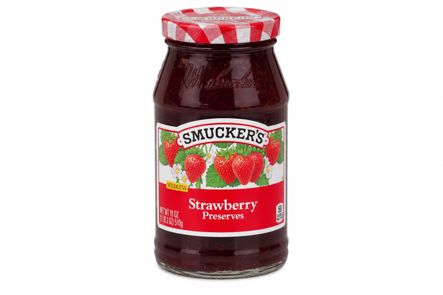 Smucker's Strawberry Preserves, 18 oz product package