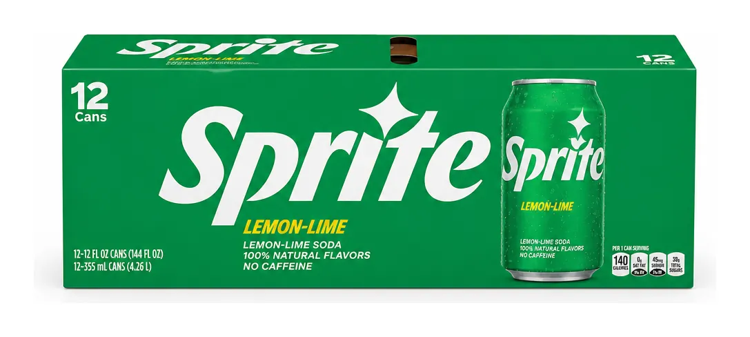 Sprite Lemon-Lime, 12 fl oz Cans, 12-Pack product package
