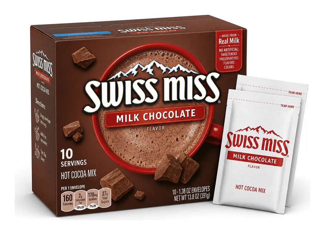 Swiss Miss Milk Chocolate Hot Cocoa Mix, 60 Packets product package