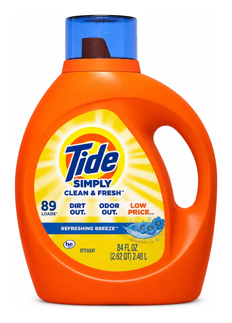 Tide Simply Clean and Fresh Liquid Laundry Detergent, 84 fl oz product package