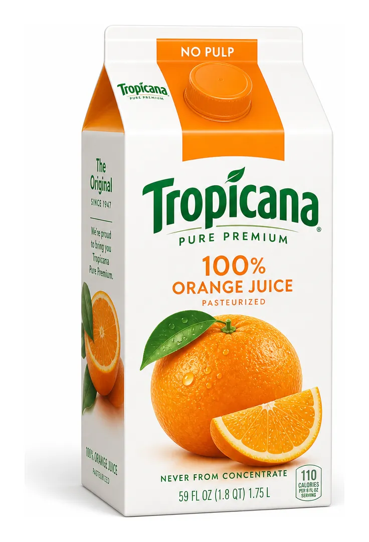 Tropicana Pure Premium Orange Juice, 59 fl oz product package