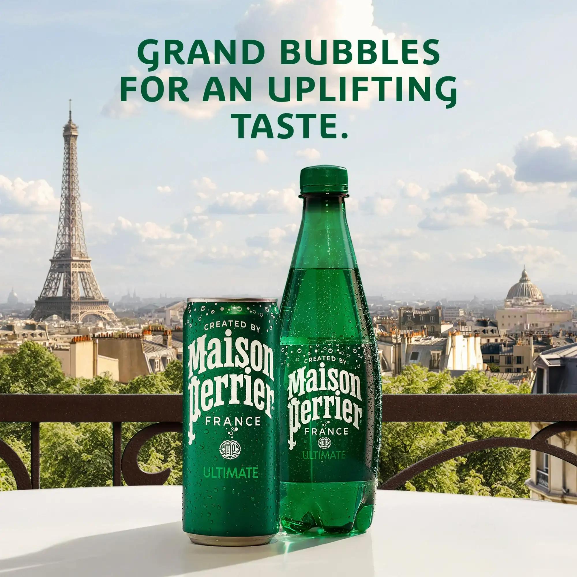Maison Perrier Ultimate Sparkling Water 16.9 fl oz 6 Pack Bottles - Image 2